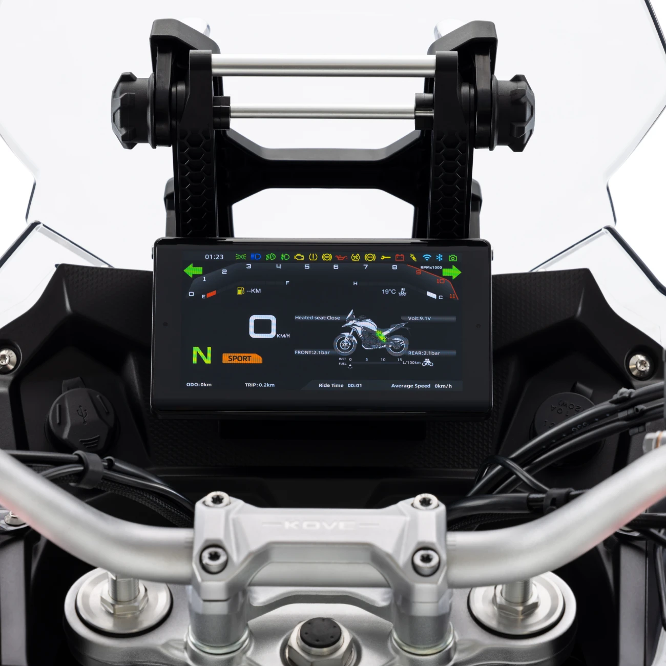ECRÃ TFT COM CONECTIVIDADE MIRRORING