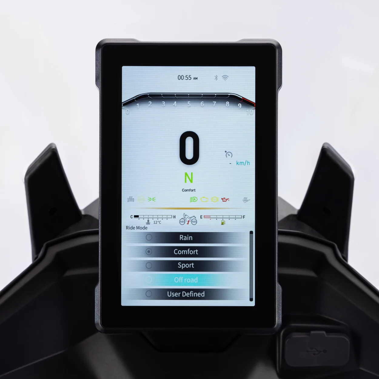 ECRÃ TFT 7" COM CONECTIVIDADE OPCIONAL