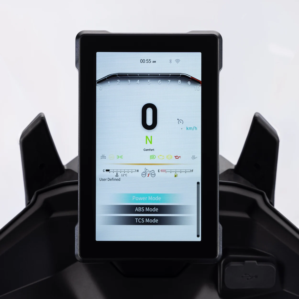 ECRÃ TFT 7" COM CONECTIVIDADE OPCIONAL