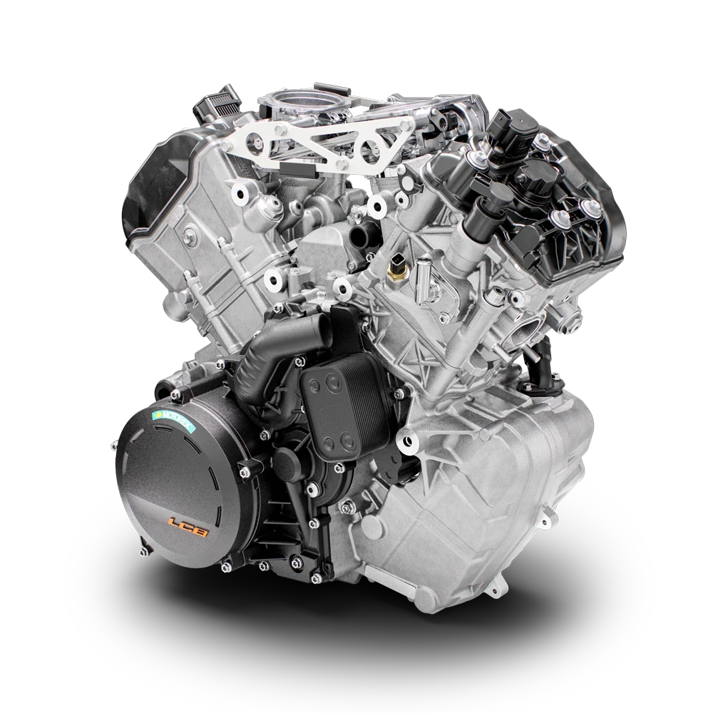Motor KTM LC8, apresentado como detalhe de engenharia