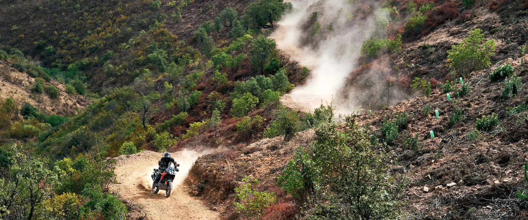 KTM 790 Adventure — fotografia oficial em utilização